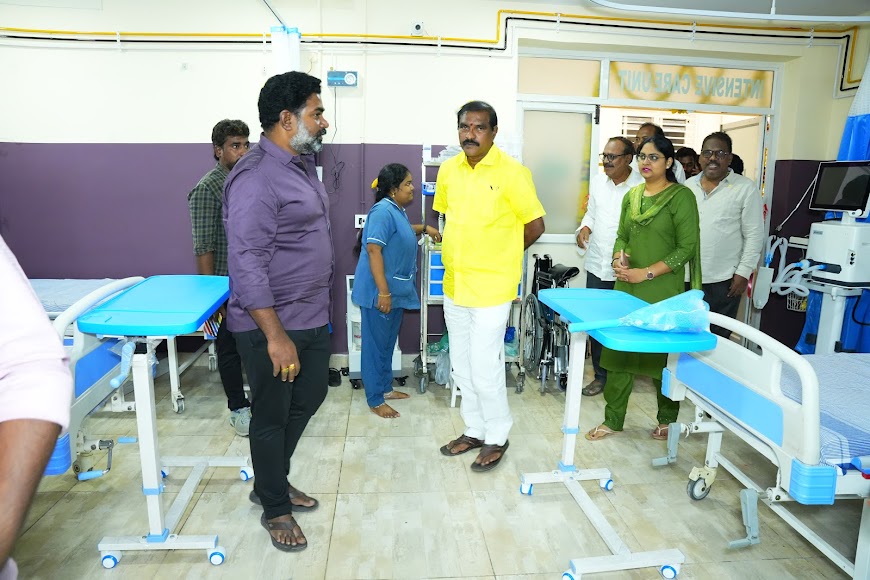Hospital ward inauguration with community leaders